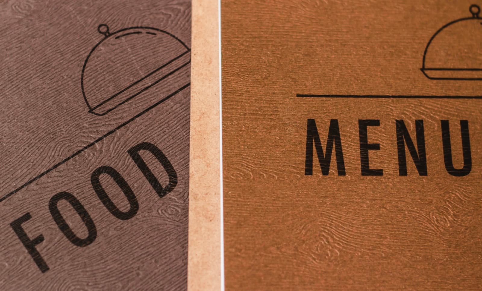 Food and menu cover pages